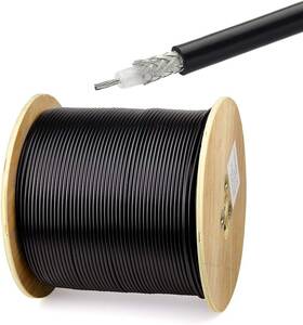 8541741659 Wlaniot Superbat Rg58 Coaxial Cable 50ft 50 Ohm Rg-58 Coax For Wifi/router Radio