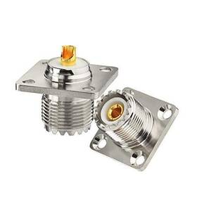 Ch-co-uhf-16 Wlaniot So 239 Connectors So239 Uhf Female Jack Rf Coax 4 Hole Solder Ch-co-uhf-16 Wlaniot So 239 Connectors So239 Uhf Female Jack Rf Coax 4 Hole Solder