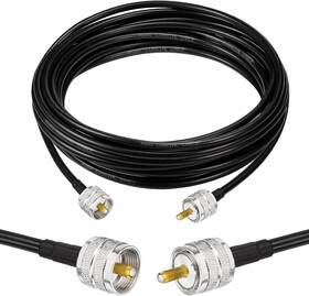 Gp-ca-uh-39 Wlaniot Superbat Cb Coax Cable Rg8x Coaxial 25ft Uhf Male Pl259 To Fo