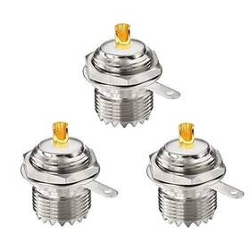 Ls1143 Wlaniot So239 Bulkhead Connector Uhf Female Nut Solder Ls1143 Wlaniot So239 Bulkhead Connector Uhf Female Nut Solder