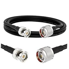 Wln-bnc-m-m-3ft-rg58 Wlaniot N Male To Bnc Jumper Cable 50 Ohm 3ft Low Loss Rg8x