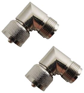 Workman 693031600105 2 Lot Raa Cb Radio 90 Degree Right Angle Coax Cable Connector Adapters