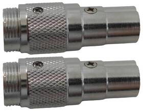 Workman 693031604264 2 Lot C4p5din Cb Microphone Adapter 4-pin Cobra To 5-pin Din Realistic