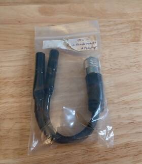 Pl-259 Workman Wep18y To 2 Female Motorola Jacks 4 Inches
