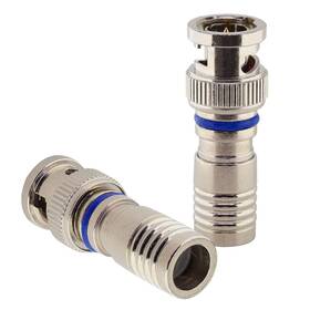 Rg59 X Wind 787823999314 2 Pack Bnc Male Compression Coax Connector For Rg6 Coaxial Cables