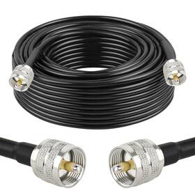 0706531471219-rg58-75ft Xrds -rf Rg58 Coax Cb Cable 75ft 50 Ohm With Pl-259 Uhf Male Connectors