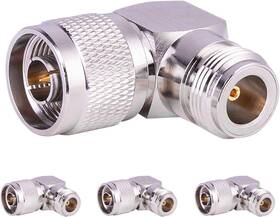 Xrds -rf 445000457486 -rf 4pack N Type Right Angle Connector Male To Female Adapter