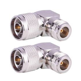 Xrds -rf 445001192119 N Connector Adapter Right Angle Coax Connectors 90 Degree Male To F