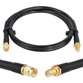 Xrds -rf 606267163924 3ft Sma Male To Female Coax Extension Cable 50 Ohm 3 Ft Black