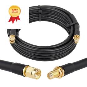 Xrds -rf 606267163931 10ft Sma Male To Female Coax Extension Cable 50 10 Ft Black