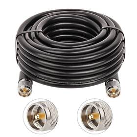 Pl-259 Xrds -rf 606408798879 Cb Coax Cable 18ft Kmr 400 Uhf Coaxial Male Low
