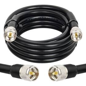 Pl-259 Xrds -rf 614164800552 Cb Coax Cable 9ft Kmr 400 Uhf Coaxial Male Low L