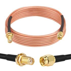 Rg316 Xrds -rf 635393651777 Sma Cable 15ft Male To Female Bulkhead Extension For Rg316 Xrds -rf 635393651777 Sma Cable 15ft Male To Female Bulkhead Extension For
