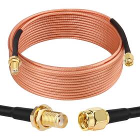 Rg316 Xrds -rf 635393651791 Sma Cable 25ft Male To Female Bulkhead Extension For Rg316 Xrds -rf 635393651791 Sma Cable 25ft Male To Female Bulkhead Extension For