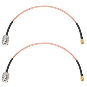 Rg316 Xrds -rf 639394178905 Sma Male To So239 Cable 1ft 2pcs- Uhf Female Antenna