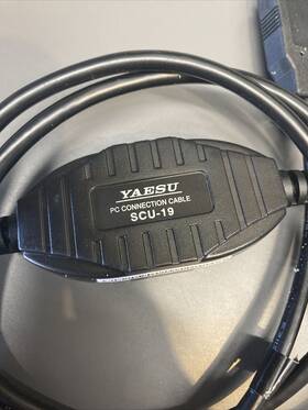 Windows10 Yaesu Scu-19 Pc Connection Cable Usb Ft2d/ft3/ft5d Used-free Shipping