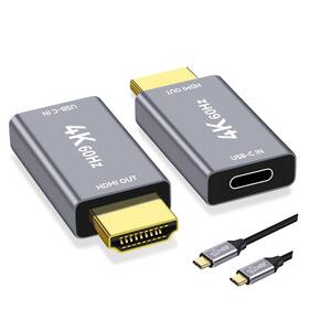 Yaodema-us-251105-1111 Yaodema Usb C Female To Hdmi Male Adapter With 3.3ft Video Cable 4k 60hz Uni-dir