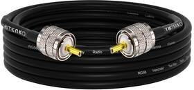 K0019-n Yotenko Cb Coax Cable 15ft Antenna 5 Meter Rg58 Uhf Male To 50 Ohm Coa