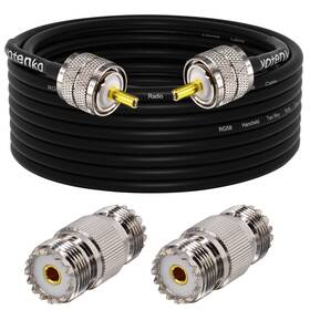 Yotenko K0030-n Cb Antenna Cable 30ft Rg58 Coaxial Uhf Pl259 Male Coax 2pcs So2