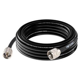 K0107-n Yotenko 15ft Rg8x Coax Cable For Cb Ham Radio With Pl259 Connectors Antenna L