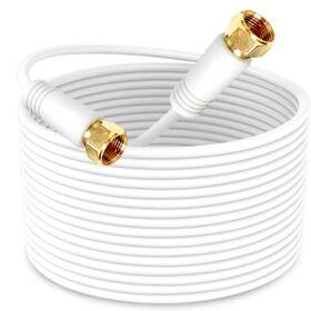 Curg6 Yotetion 25ft Coaxial Cable For Internet Tv And More - Double-shielded Wea