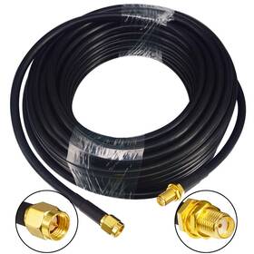 Rg58 Yovkiss 744759049315 Sma Extension Cable 32.8ft 10m Male To Female Coaxial 50 Ohm