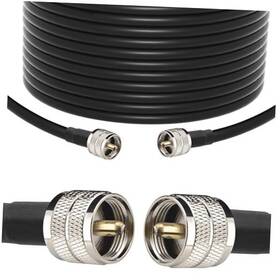 Lii-07220-n Yovkiss Rg213 Coaxial Cable 50ft - Cb Coax Ultra Low Loss Rg-213 Uhf Pl-259 50 Ft