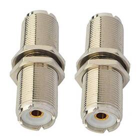 0003451 Yuanxi Tech Uhf Bulkhead Connector Rf Coax Adapter Female To
