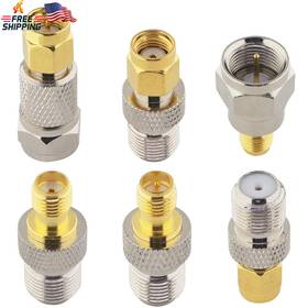 Yuanxi Tech 445024164117 Boobrie F To Sma/rp-sma Kit 6 Pack Type Sma And Rp Set Rg6 Adapt