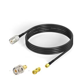 Fgac-sma-04 Yuslao Sma Male To Uhf Female So-239 Rf Coax Cable 6ft 2pcs So239 Adapte