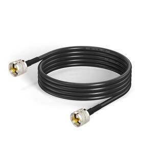 Fgac-uhf-08 Yuslao Cb Radio Coax Cable 6ft Uhf Pl259 Male To Low Loss Rg8x Coaxial 50