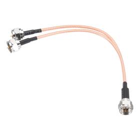 Zaplyte 766549863048 Rg6 Splitter Coax Cable 3 Way F Male To 2 Adapter 6 Inch 75 Ohm