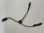 Silynx Communications Dual Comms Splitter Adaptor Cable Tan CA0175-01. Fixed Price $115.99.