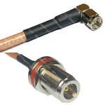 RG400 Sma Angle To Female Bulkhead Coaxial Rf Cable Usa-ship Lot. Fixed Price $80.81.