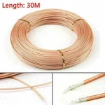30M RG316 Rf Coaxial Cable Connector 50OHM M17/113 Shielded Pigtail 98FT L4. Fixed Price $32.54.