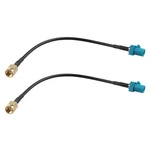 Futheda 2PCS Fakra Z Male To Sma Plug Vehicle Aerial Antenna 15CM, Blue. Fixed Price $13.24.