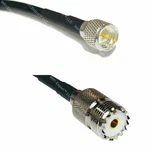 Usa-ca RG58 Mini Uhf To SO239 Female Coaxial Rf Pigtail Cable. Fixed Price $13.49.