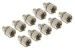 New 10 Pack Steren Bnc Female To Uhf PL-259 Coax Rf Cable Adapters. Fixed Price $24.95.