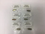 6 New Itt Cannon M24308/23-15F Mil-spec D-sub Connectors W/ 25 Gold Plated Pins. Fixed Price $37.46.