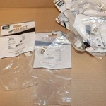 Lot Of 15 Hubbell Premise Wiring Av White Snap Fit Connector NSF70W RG6/RG59. Fixed Price $38.44.
