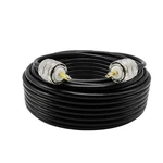 Cb Coax Cable 50 Feet Solid Copper, Uhf Male PL-259 To Low Lo.... Fixed Price $46.97.