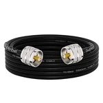 Superbat PL259 Coax Cable 15FT, Uhf Male PL-259 Cb Antenna Extension RG58. Fixed Price $26.43.
