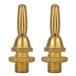 Audioquest 1002 Banana Connectors (gold) Compatible With Standard Jacks. Fixed Price $100.00.