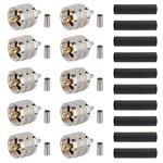 Mookeerf PL-259 Uhf Male Plug Crimp Coax Connector Adapter For RG58 LMR195 RG400. Fixed Price $32.97.