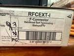 Box Of 7 Pass & Seymour Rfcext-i Recessed Self Terminal Stamped Tv F-conn L52. Fixed Price $19.99.