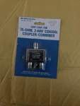 Vintage Archer Uhf/vhf/fm 75-OHM Coaxial Coupler Radio Shack New Old Stock. Fixed Price $10.91.