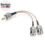 Uhf To Dual Female Splitter Cable PL-259 SO239 Coaxial RG316. Fixed Price $19.13.