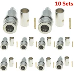 10PCS Qma Male Plug Crimp For LMR195 RG58 RG400 RG142 Cable Rf Connector. Fixed Price $22.89.
