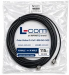 L-com 100FT Male To Rf Coax Cable 50 Ohm Low Loss Antenna. Fixed Price $54.99.