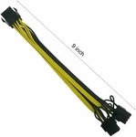 Quality Cpu 8 Pin Female To Dual (6+2) Pci Express Gpu Adapter Cable. Fixed Price $8.95.